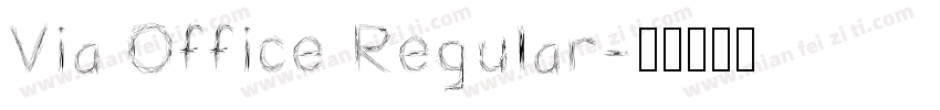 Via Office Regular字体转换
